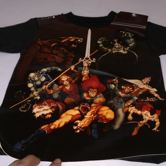 Little Boys T-shirt Size 5-6 Thunder Cats Paper - Picture 2 of 6